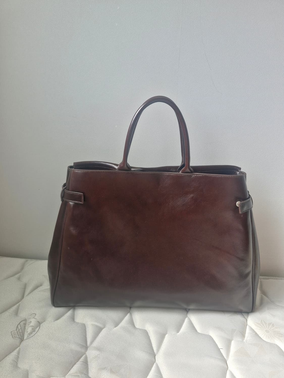 자라 오리진스 레더 토트백 브라운 상품이미지2