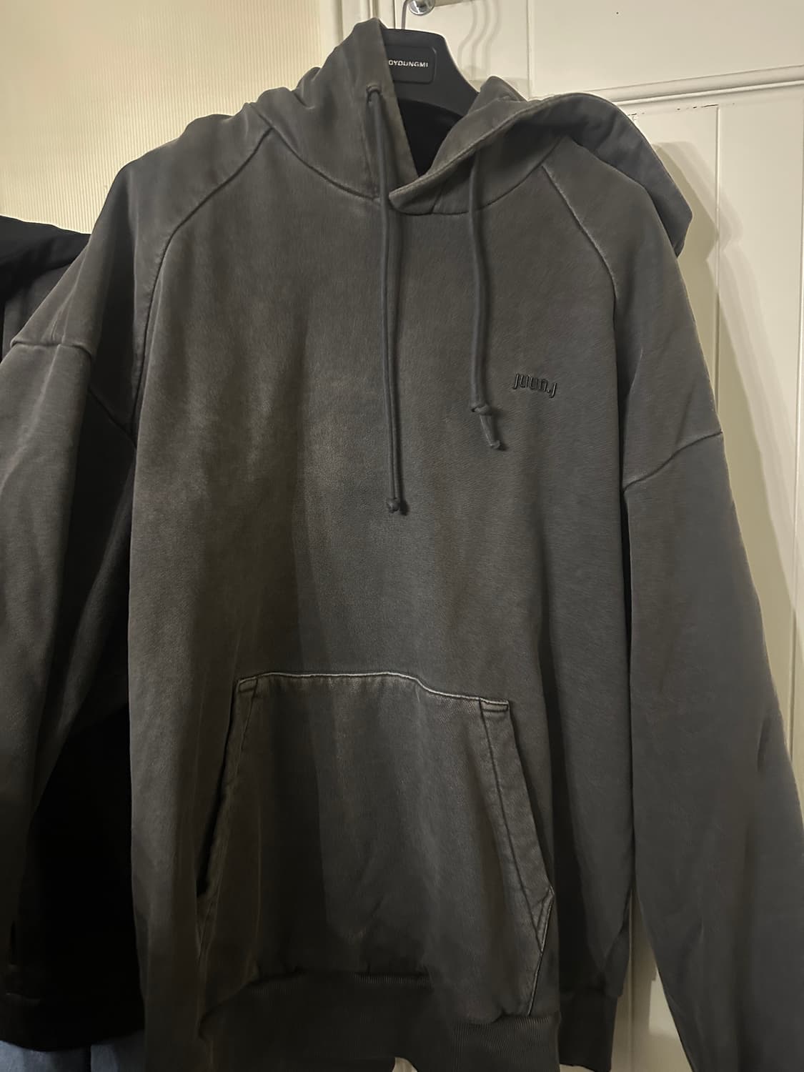 준지 가먼트다잉 후드티 m 상품이미지3