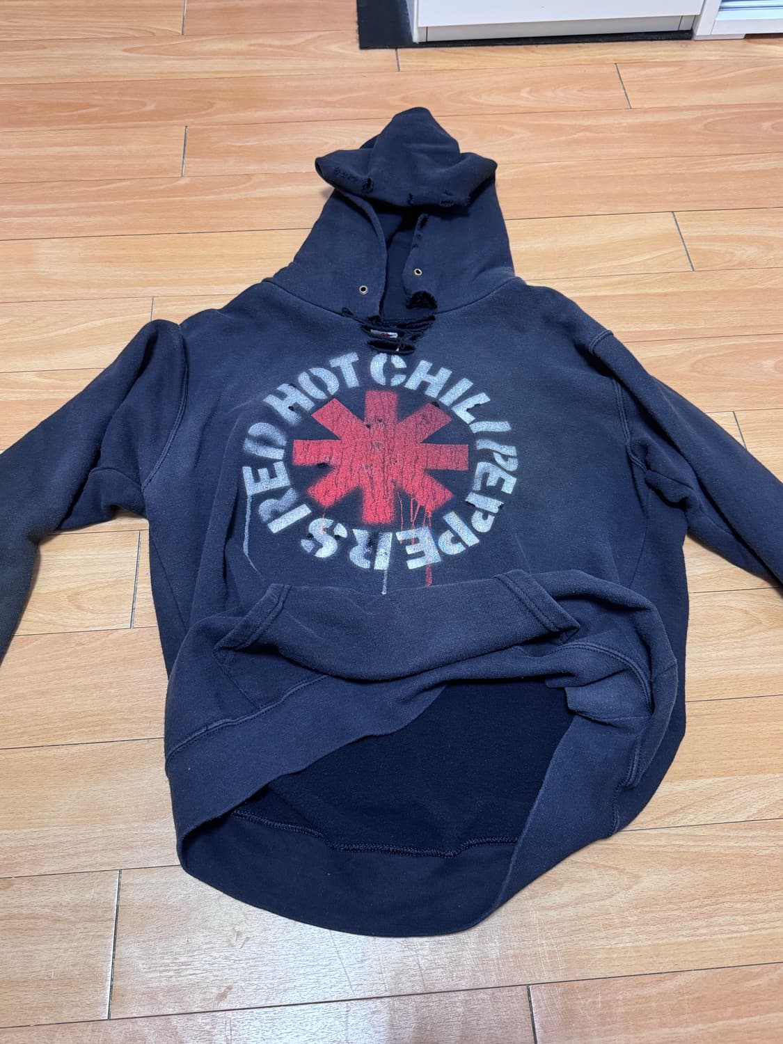 [L] sun fading Red Hot Chili peppers 후드 상품이미지4
