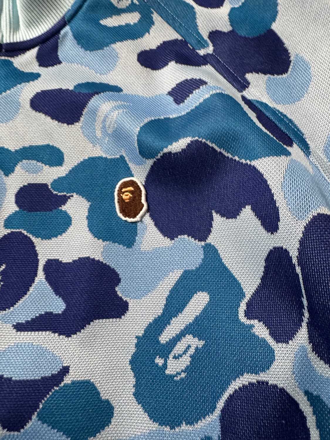 베이프 ABC 카모 트랙자켓 블루 XL 상품이미지3