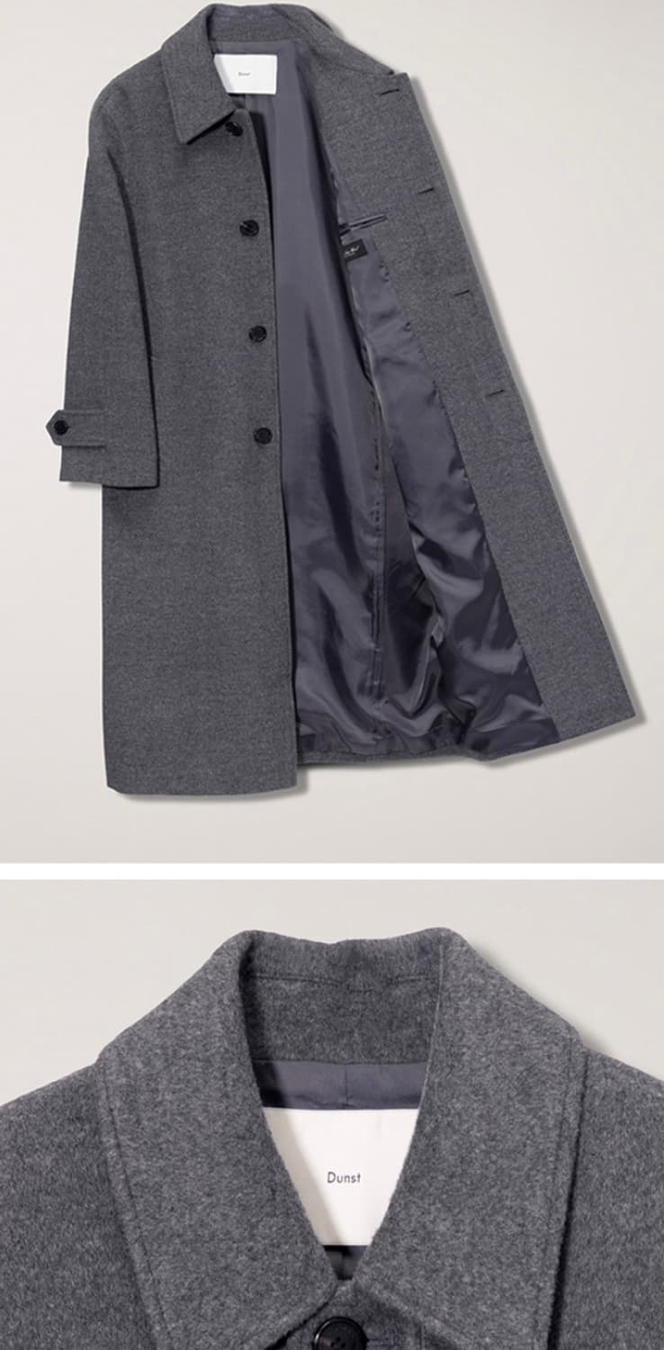 던스트 25fw신상 유니섹스 벨티드 캐시미어 맥 발마칸 코트 상품이미지6
