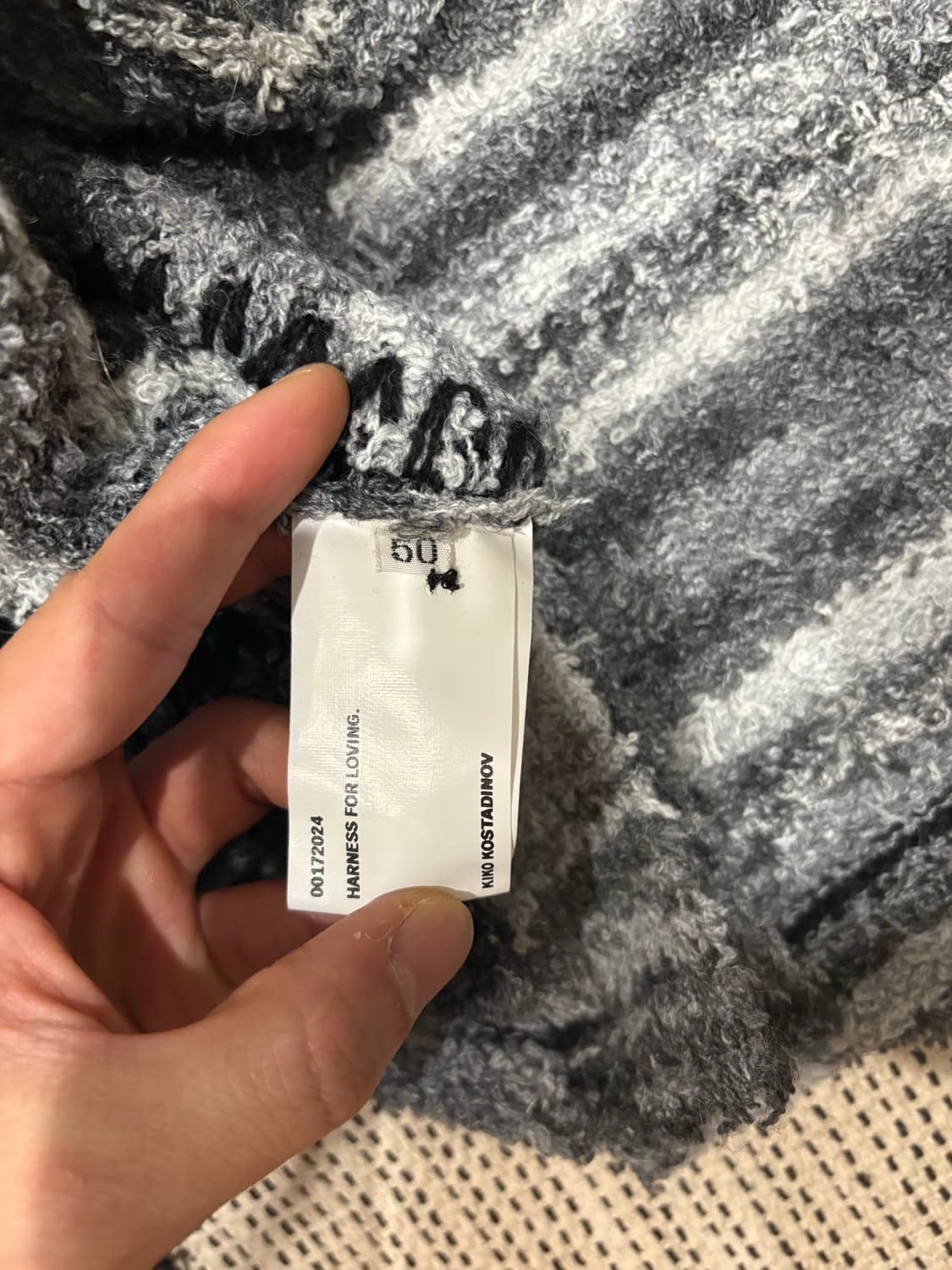 kiko kostadinov 키코 코스타디노브 스카피타 니트 상품이미지5