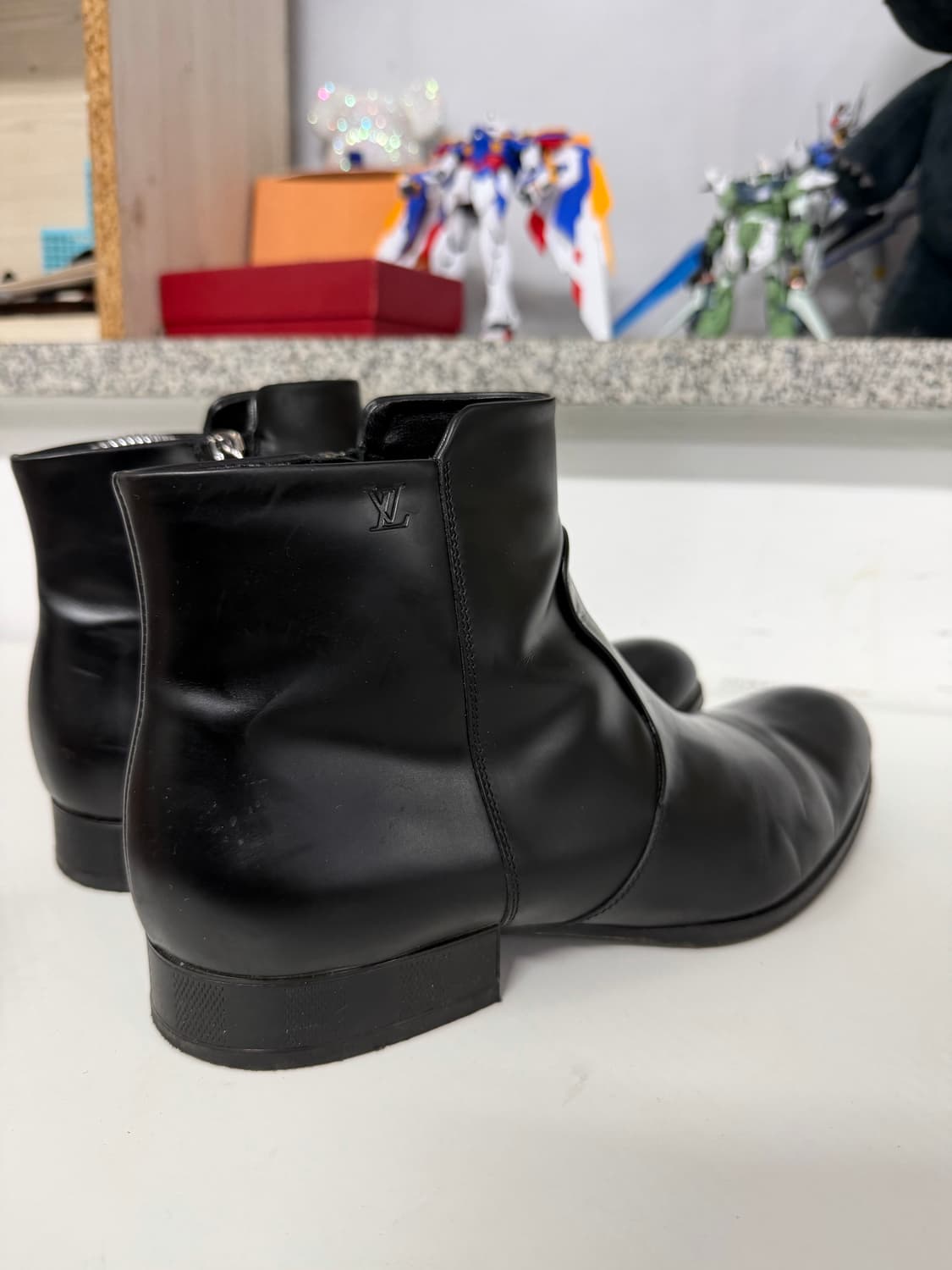 정품) 루이비통 남성 가죽 첼시부츠 6(255-260) 상품이미지5