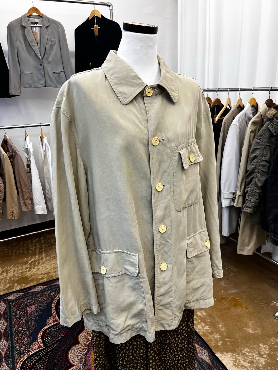 지방시 리오셀 린넨 헌팅 자켓 상품이미지1