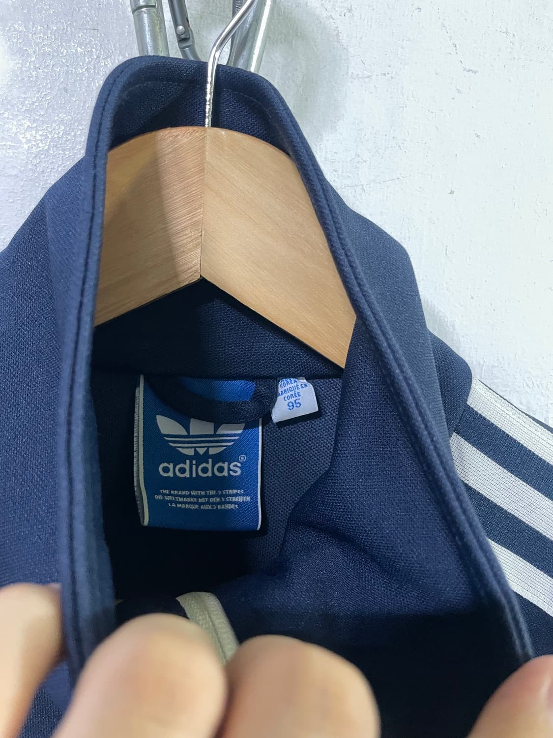 아디다스 유로파 파이어버드 트랙탑 져지 자켓 네이비 상품이미지5