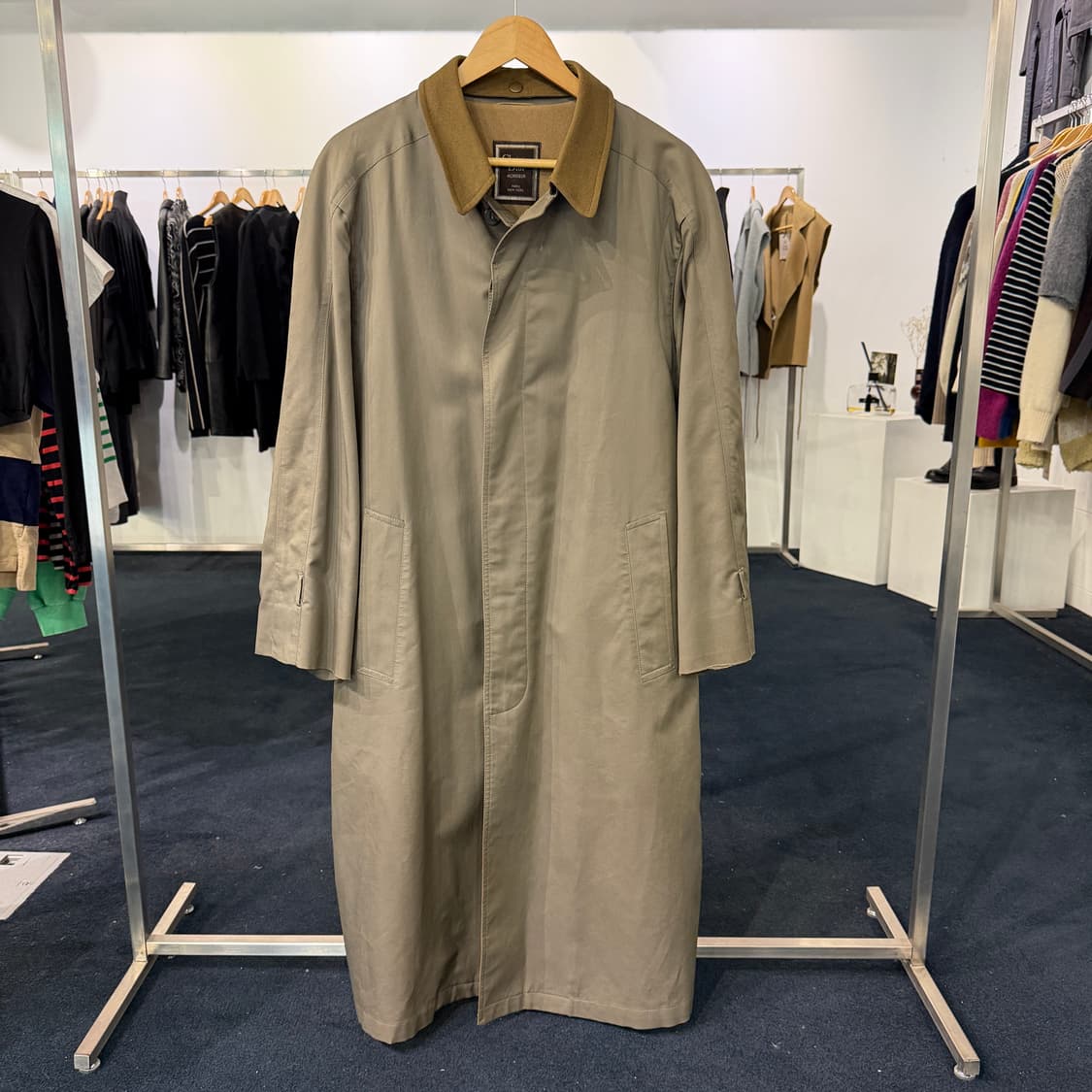 [XL] 크리스찬디올 래글런 싱글 트렌치코트 상품이미지1