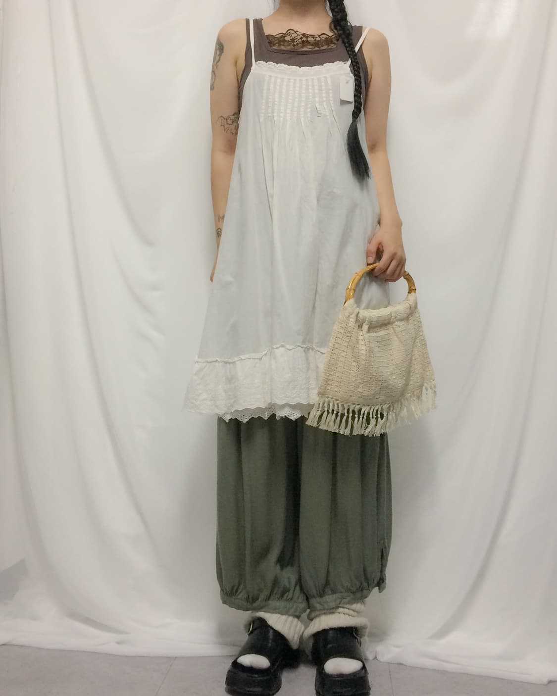Layered sleeveless one piece 상품이미지1