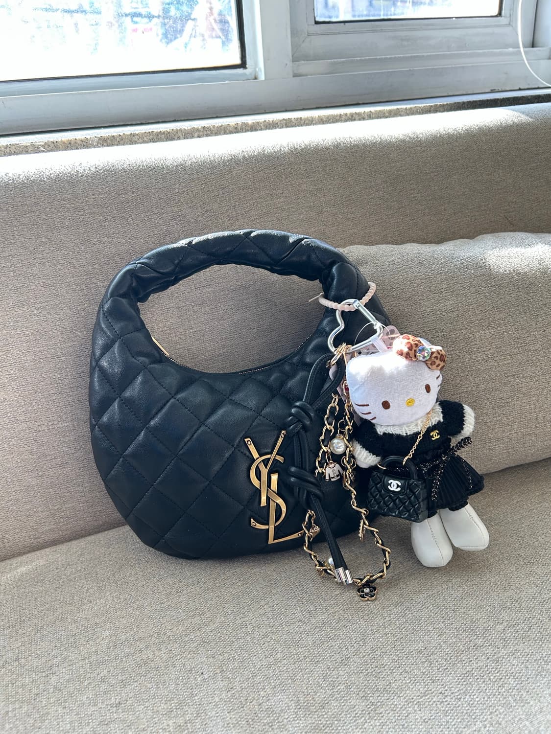 (26)롱다리키티 커스텀키링-🖤 Black Classic 🖤 상품이미지3