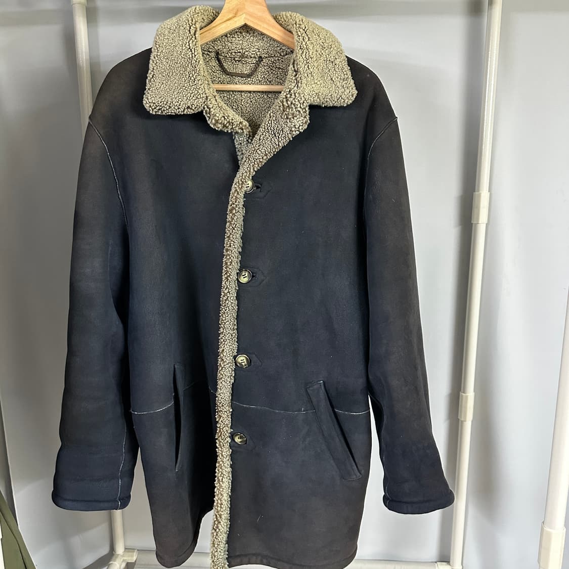 롱기 이탈리아 롱 무스탕 상품이미지1