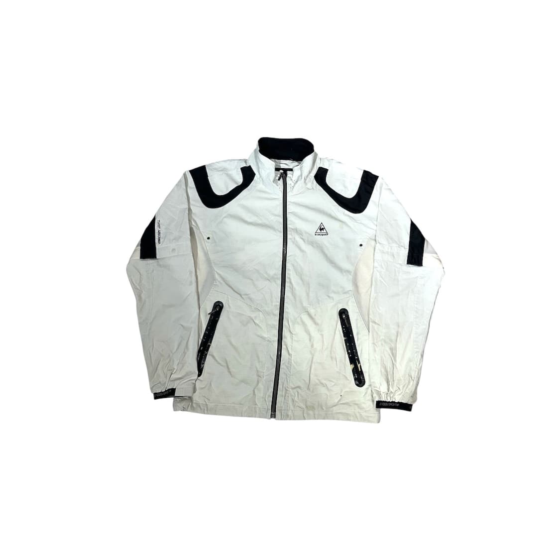 르꼬끄 화이트 블랙 라인 바람막이 자켓 L 상품이미지5