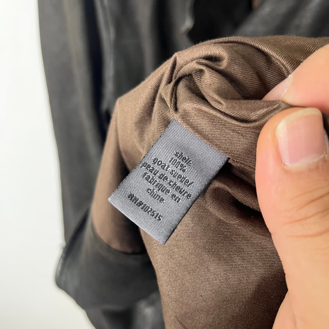 [John Varvatos] 고트 스웨이드 더블 브레스트 트렌치코트 상품이미지5