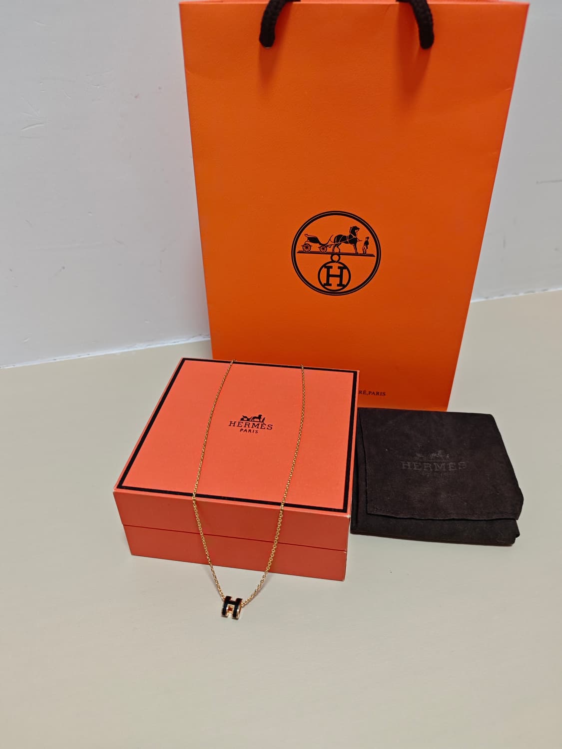 에르메스 미니 팝아슈 펜던트네크리스 목걸이 상품이미지5