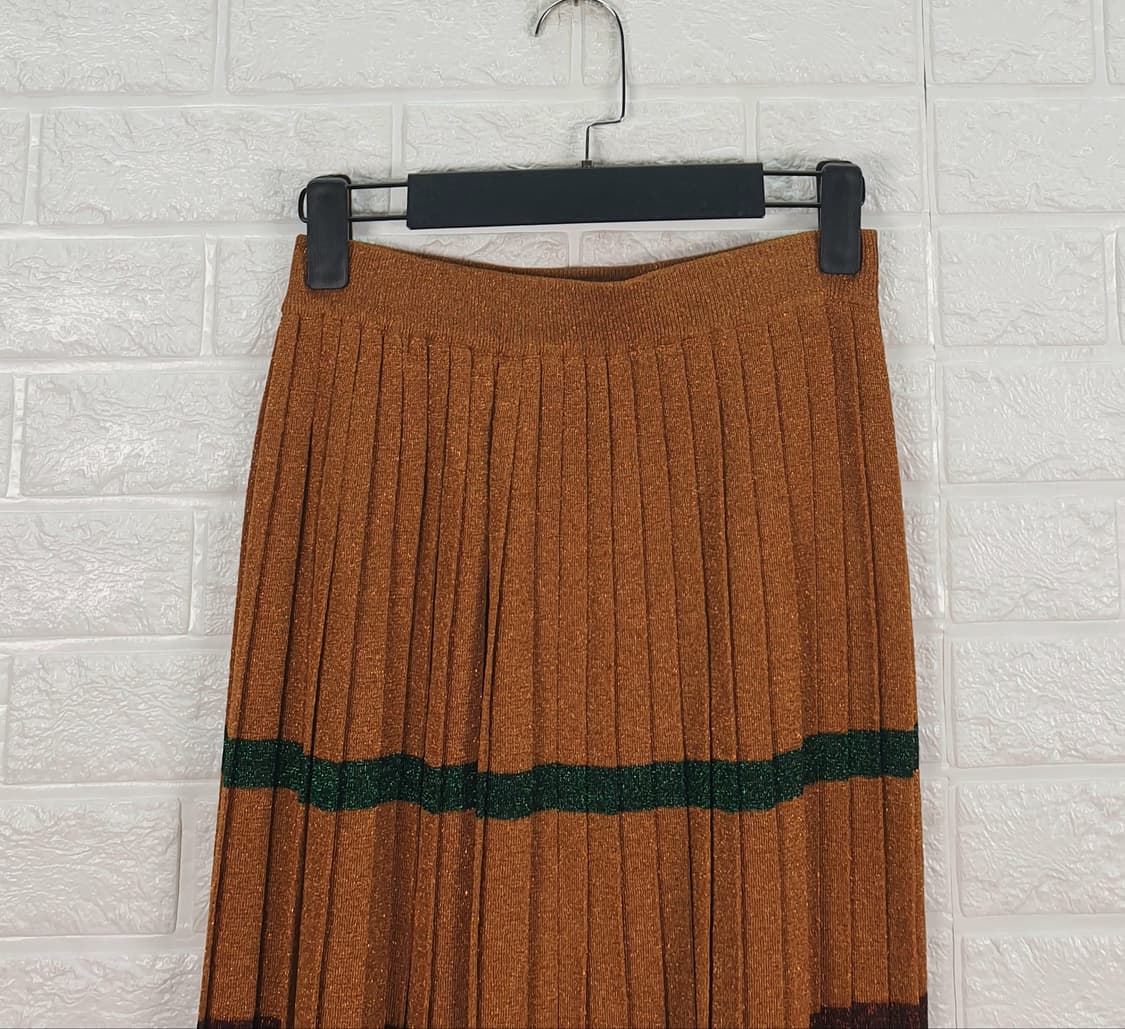 [28]쥬시쥬디 니트 플리츠 롱 스커트 상품이미지2