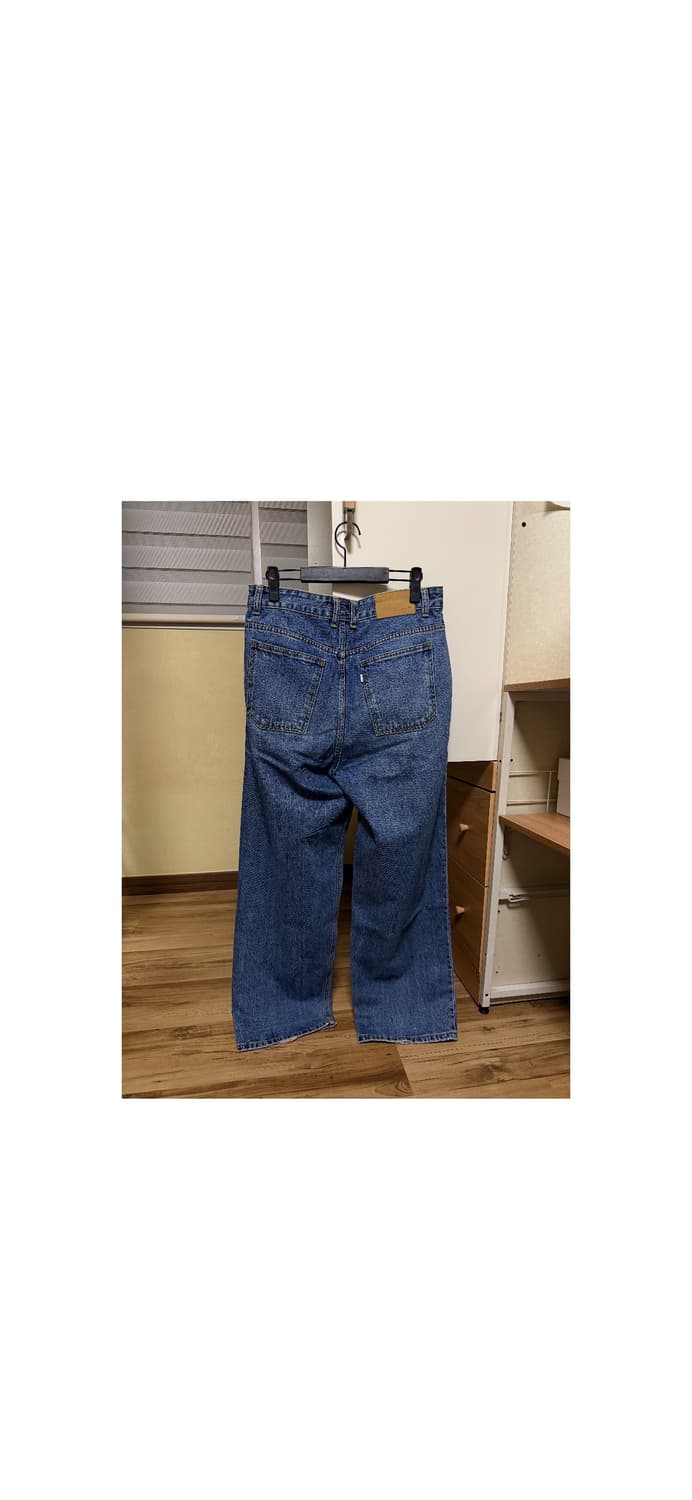 유스 스트럭처드 와이드 데님 팬츠 상품이미지4