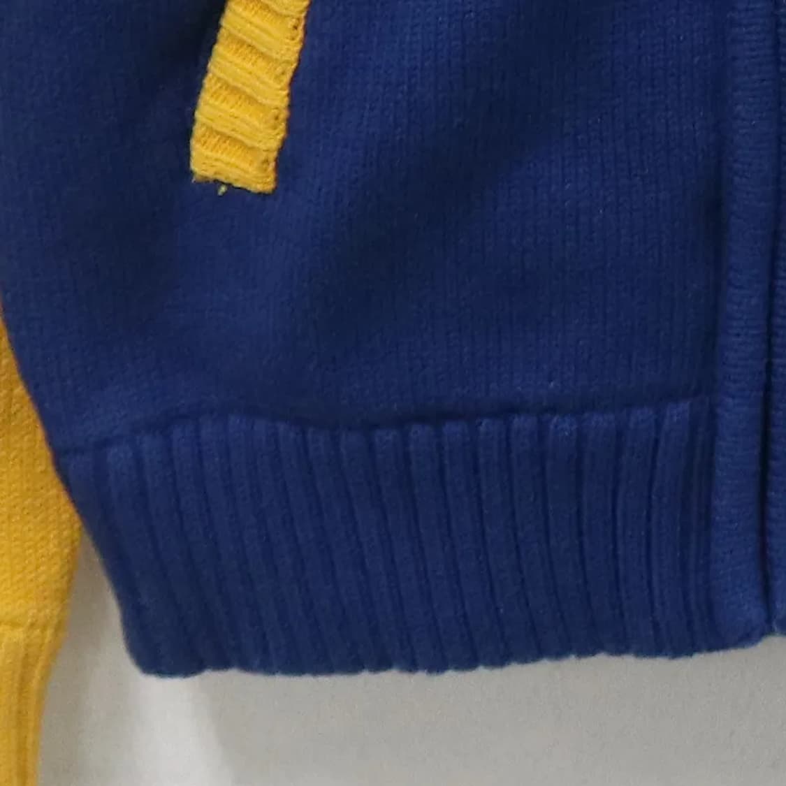 HOT SPACE 배색 니트 후드 집업 62255 상품이미지4