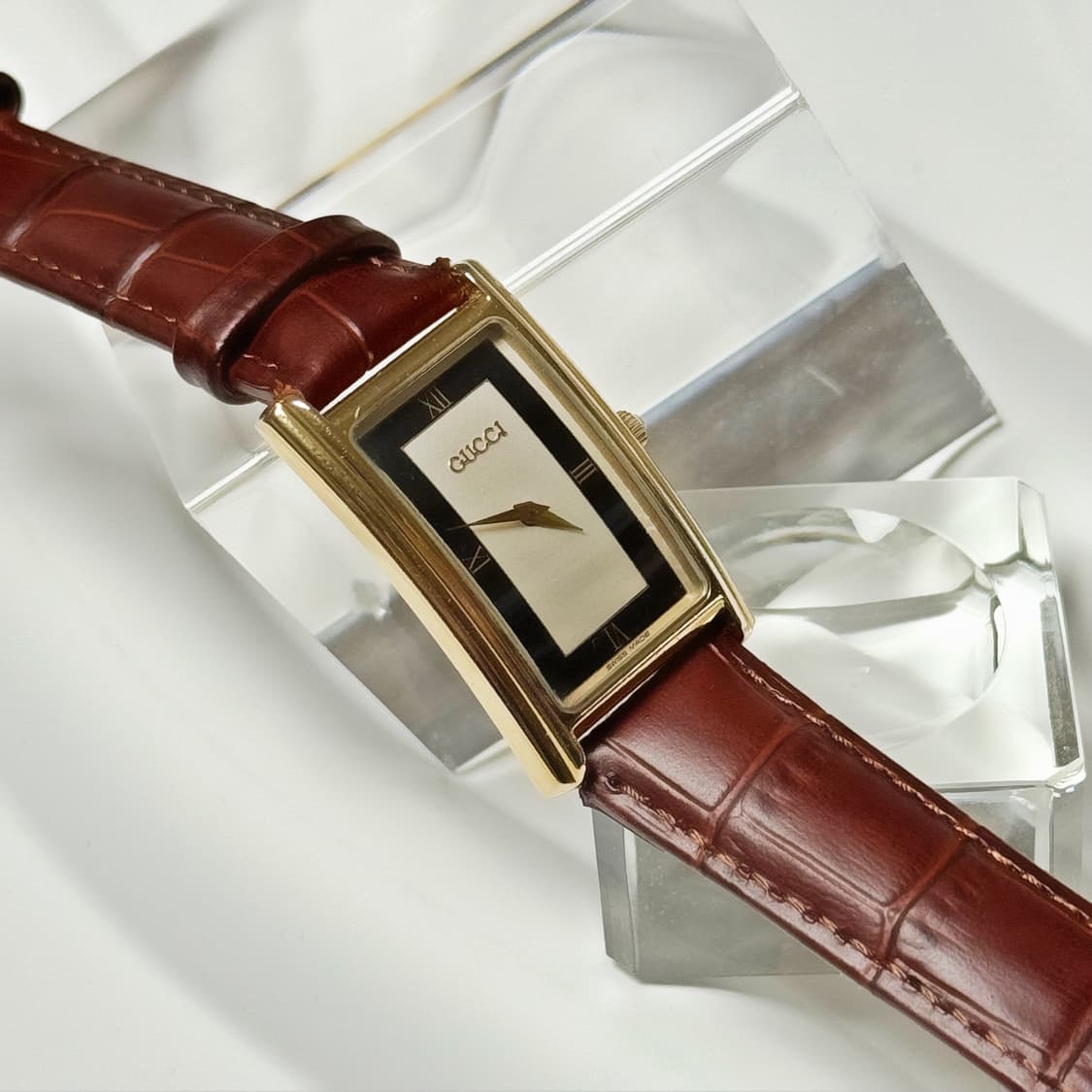 80's90's 구찌 빈티지 스퀘어 탱크 워치 상품이미지4