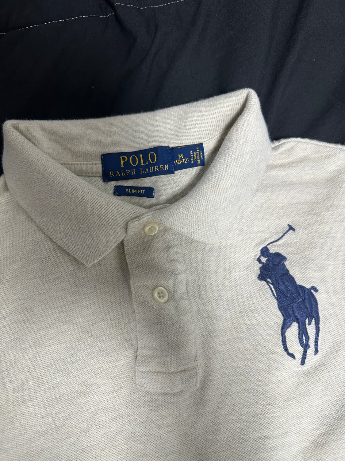 폴로 빅포니 긴팔 카라티 아이보리 상품이미지2