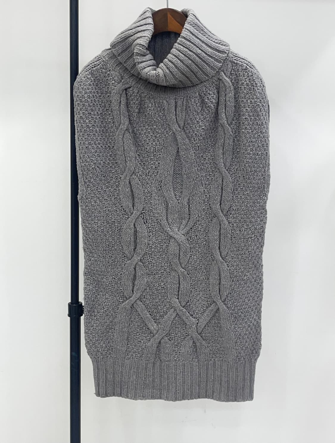 띠어리 목폴라 니트조끼 S 상품이미지1