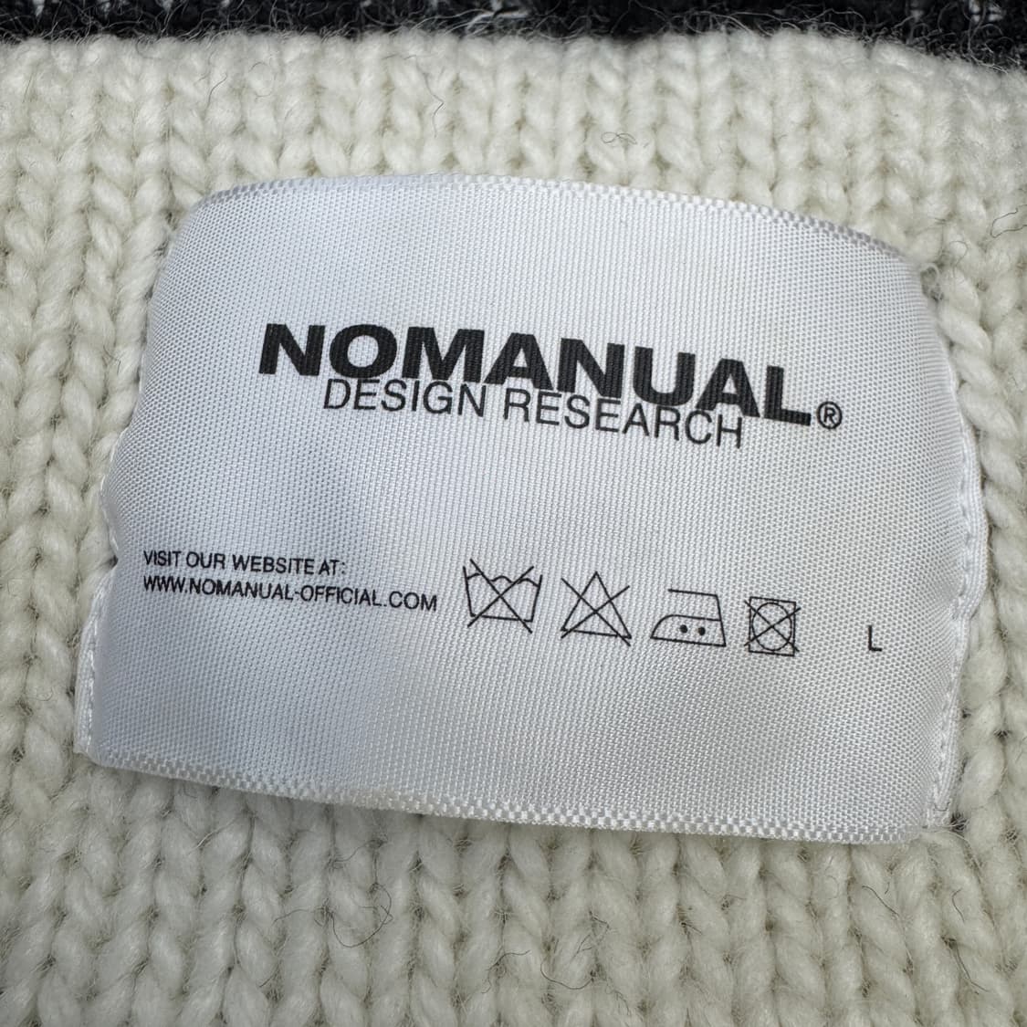 노매뉴얼 스컬 울 니트 코위찬  상품이미지6