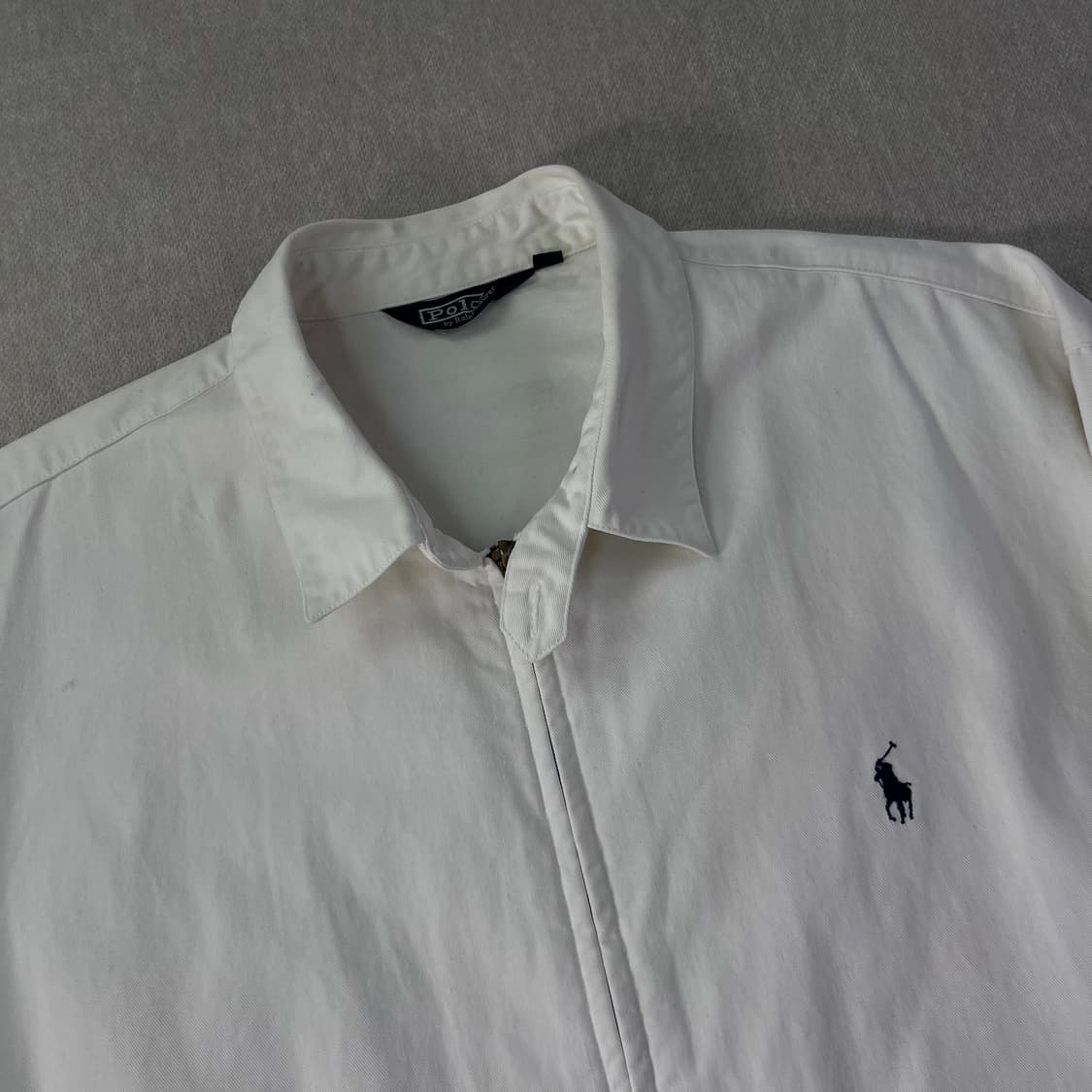 105 폴로 랄프로렌 91s 바라쿠타 블루종 화이트 자켓 상품이미지2