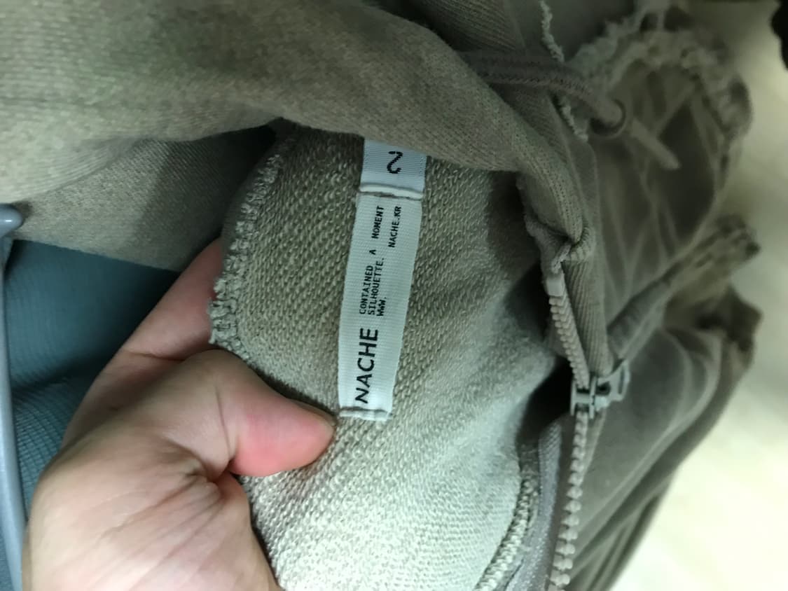 NACHE 나체 BRAID HOODIE ZIP-UP 상품이미지3