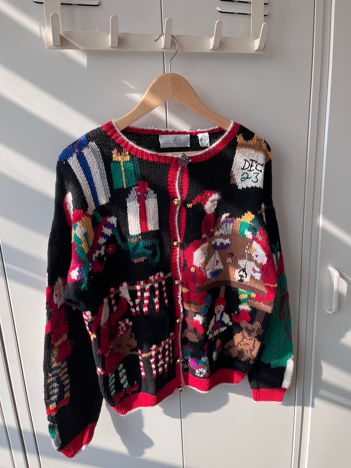 Design ptions 크리스마스 작업실 니트 가디건 상품이미지4