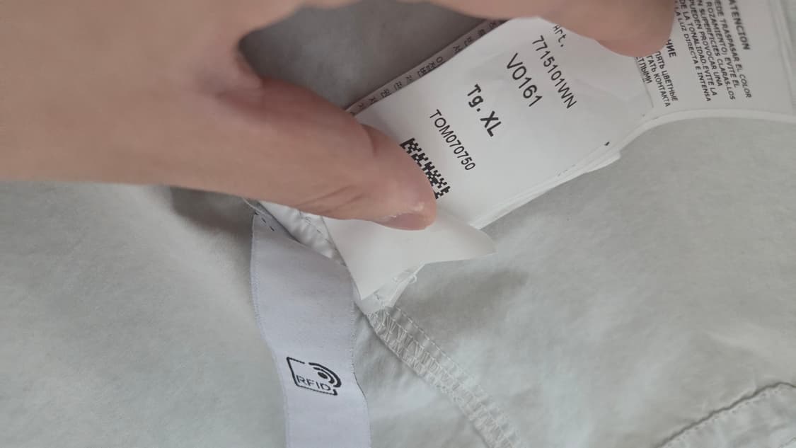 스톤아일랜드 브러쉬드 코튼 캔버스 올드이펙트 오버셔츠 라이트 그레이 상품이미지7