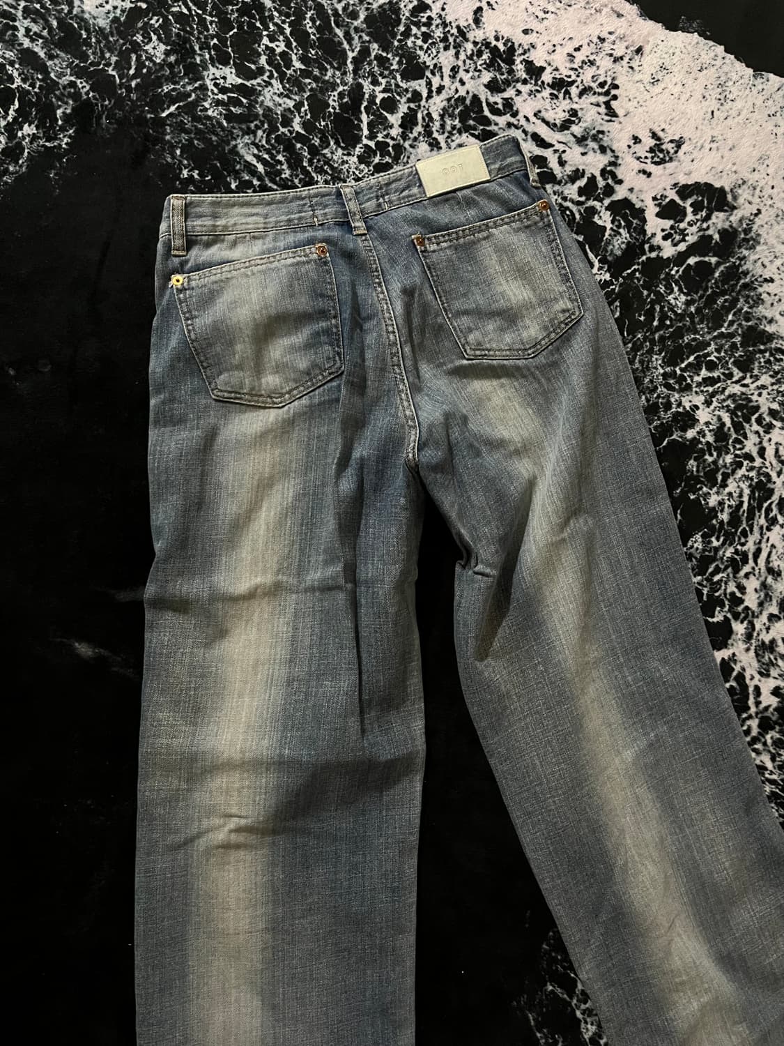 워싱 데님 팬츠 상품이미지1