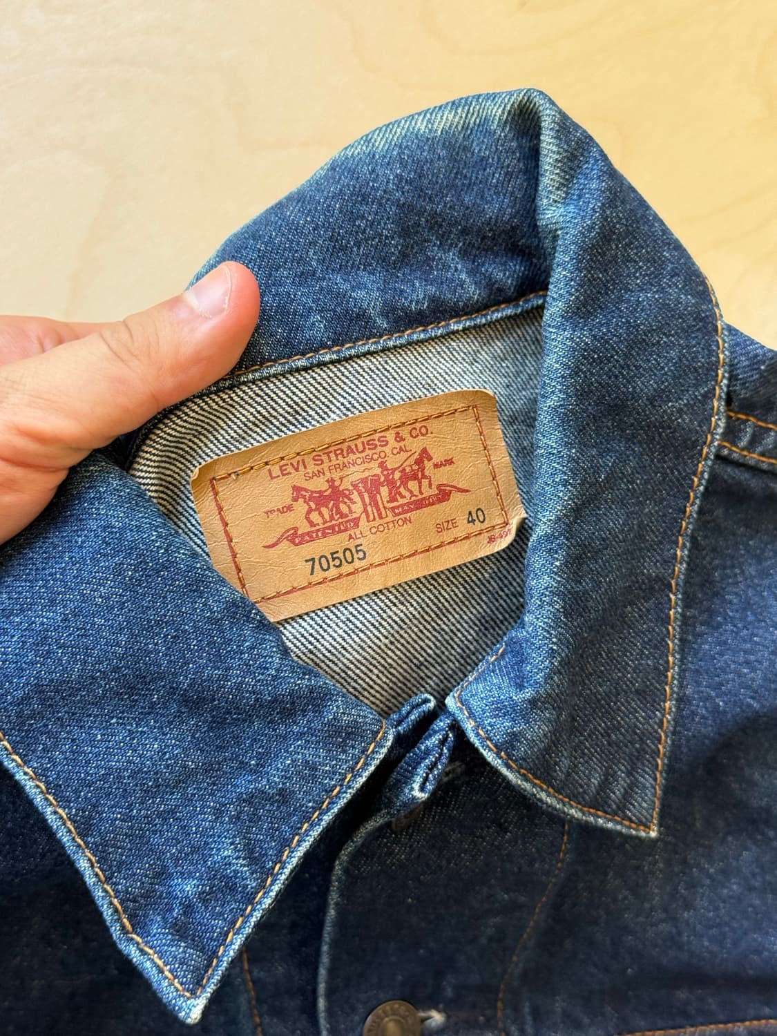 90s Levi’s 70505 3rd Denim Jacket 상품이미지5