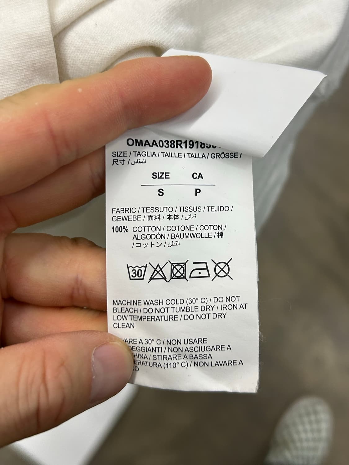 오프화이트 모네 프린트 반팔 티셔츠 상품이미지7