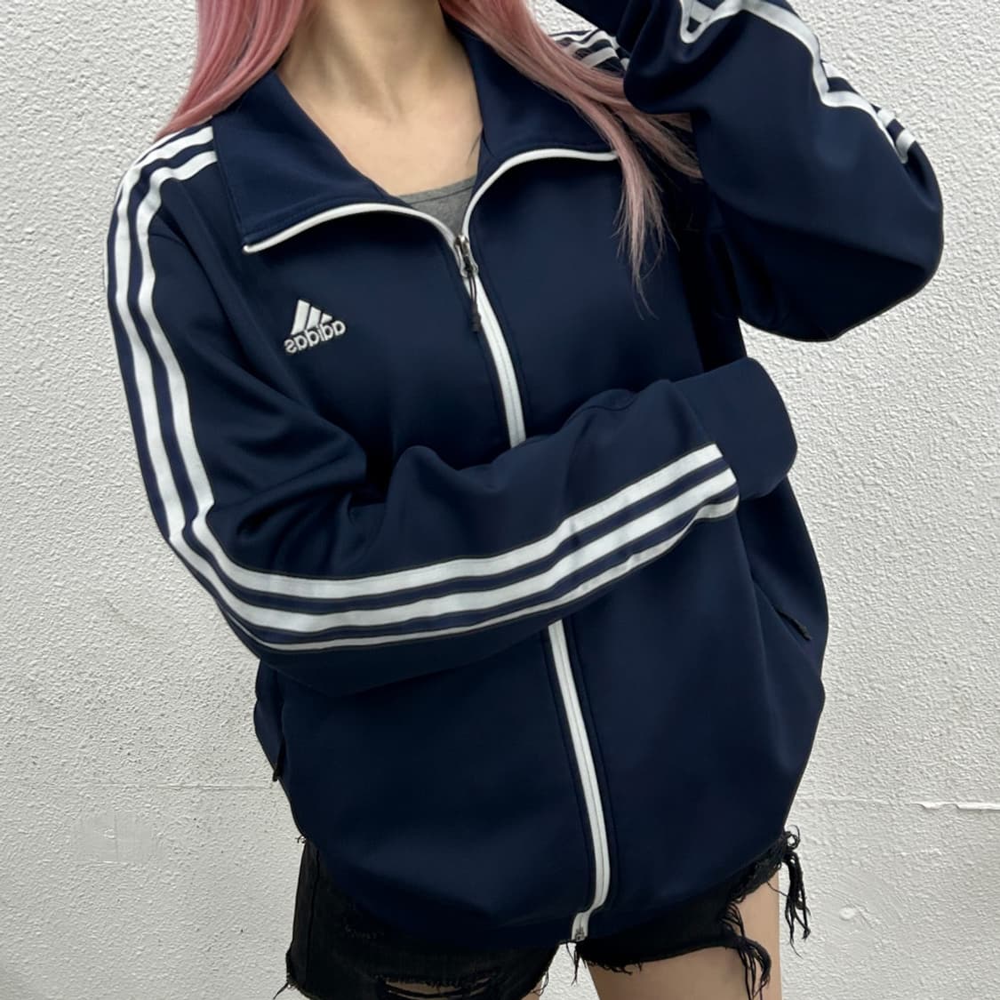 아디다스 에센셜 네이비 트랙탑 2XL 상품이미지2