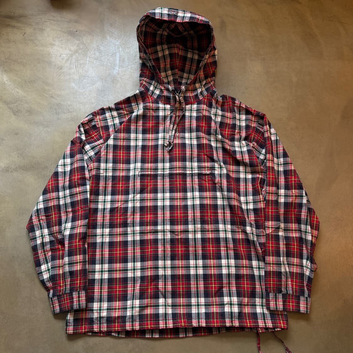 제이크루  체크패턴 후드 아노락 상품이미지1