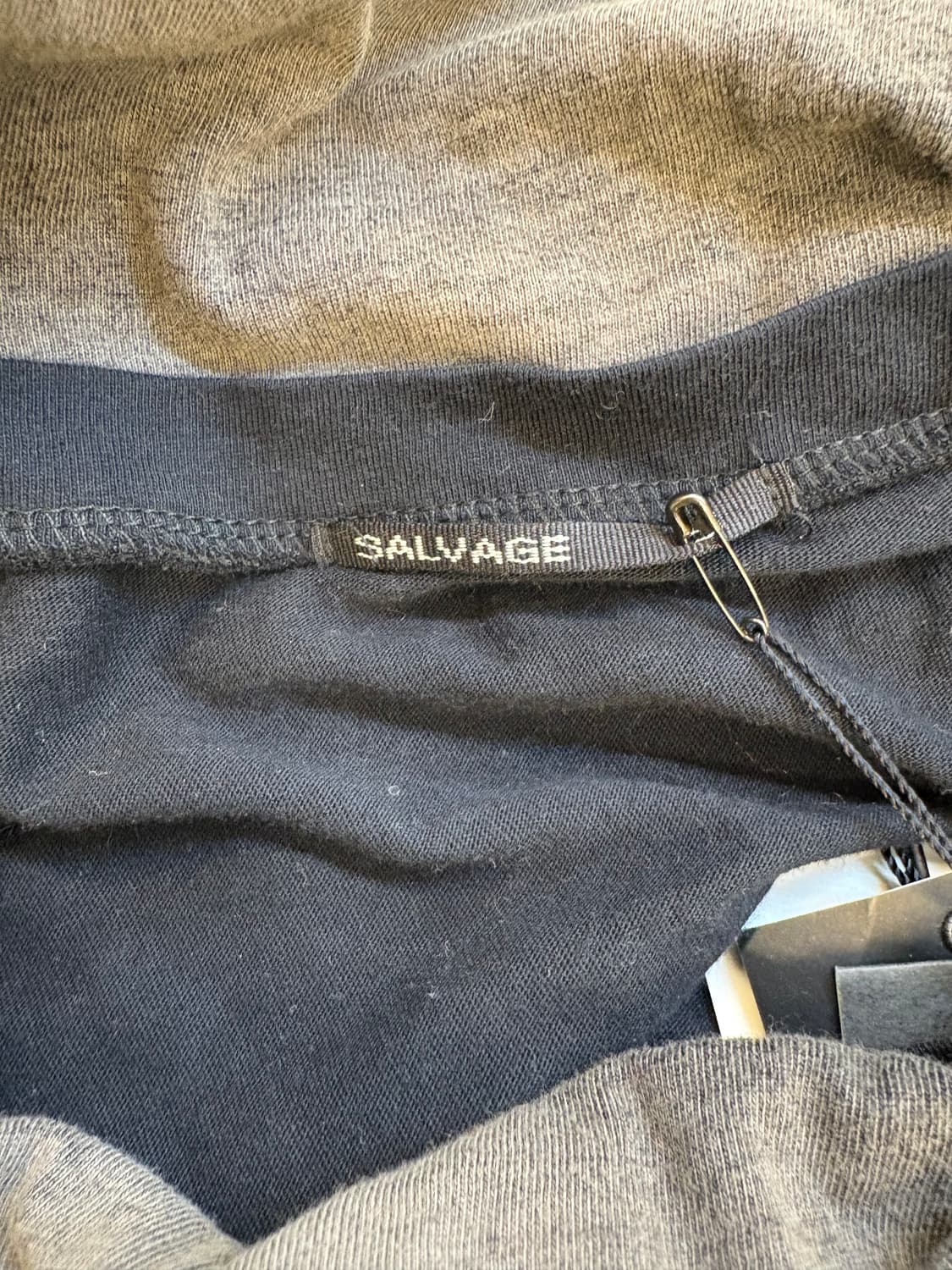 셀비지 레이스업 슬리브리스 후드 베스트 상품이미지3