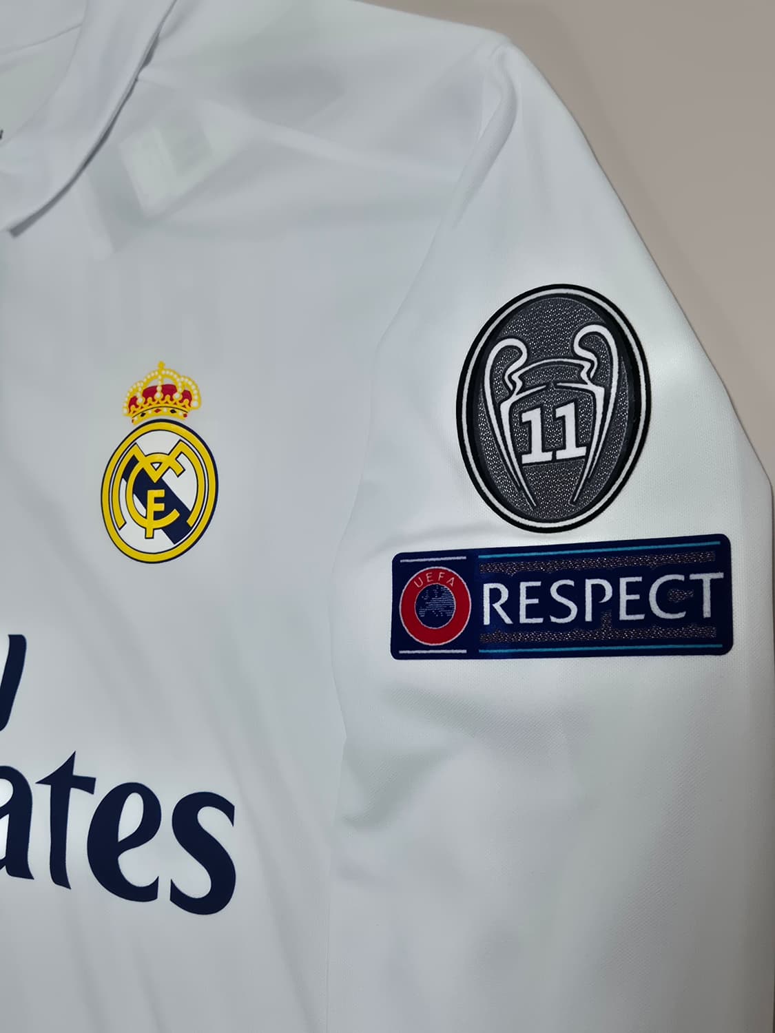 16-17 레알마드리드 홈킷 호날두 긴팔유니폼 L사이즈 레플리카  상품이미지6
