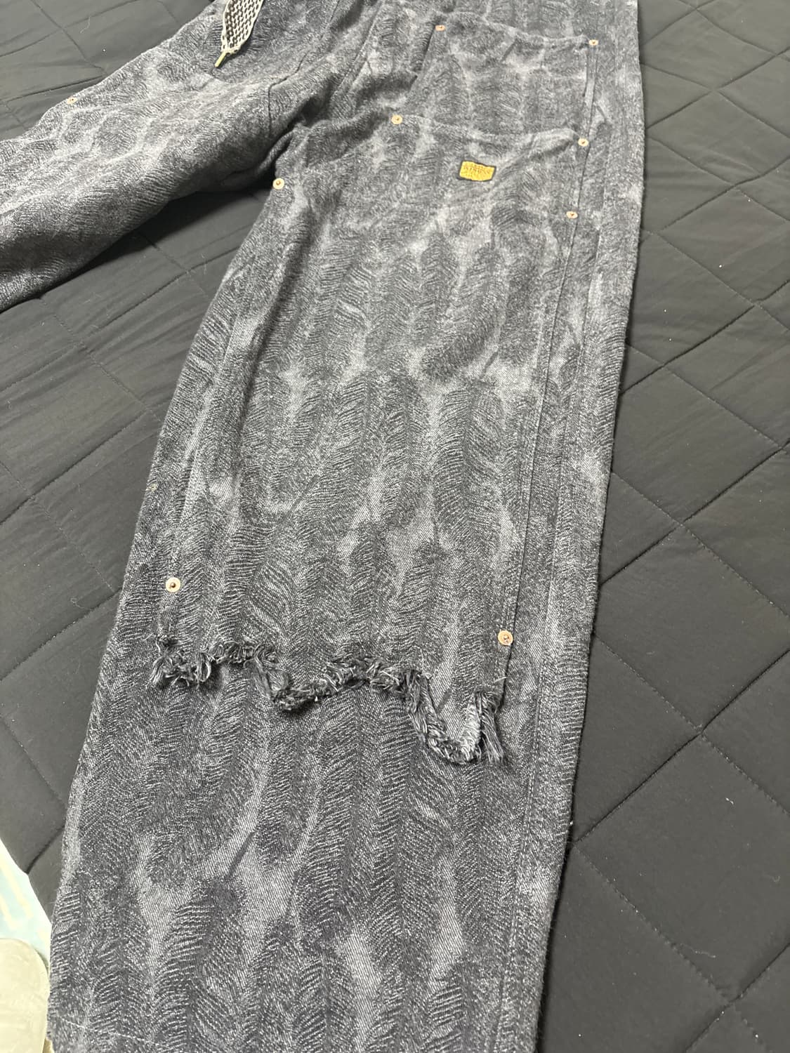 캐피탈 페더 팬츠 2사이즈 블랙 상품이미지5