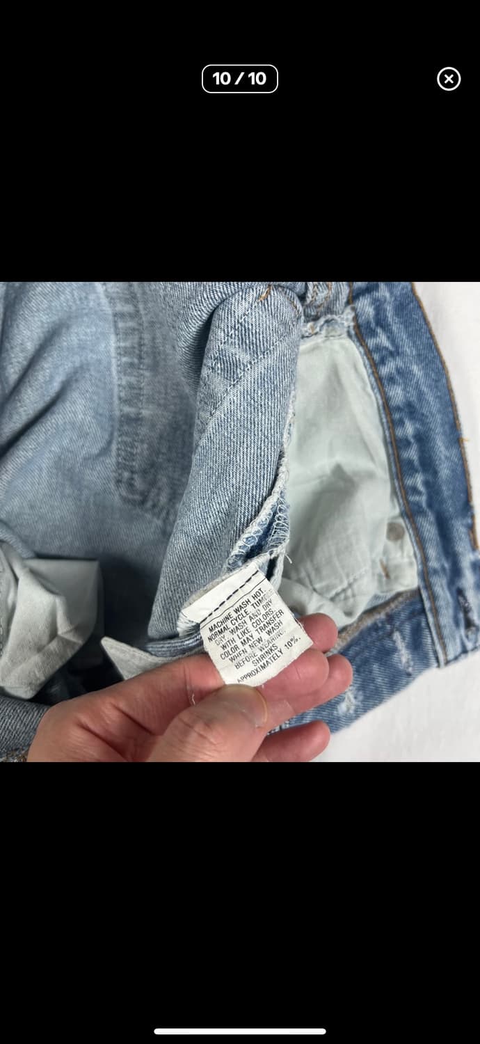 80's 리바이스 levis 501 데님팬츠 청바지 상품이미지3