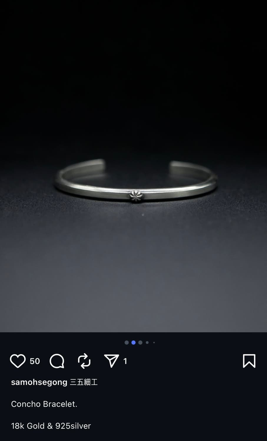 삼오세공 Concho Bracelet / 팔찌 / 뱅글 / 브레이슬릿 상품이미지2
