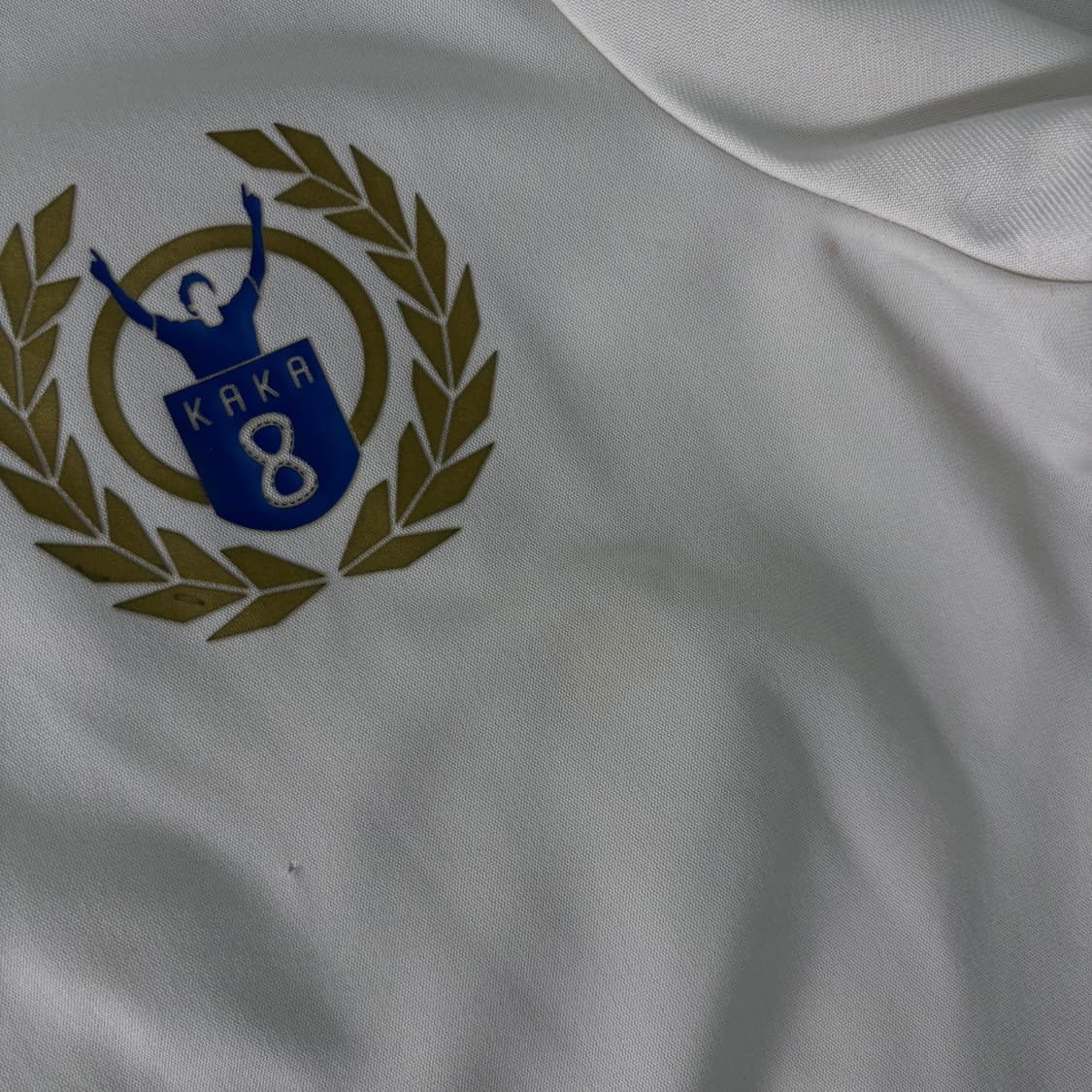 100 아디다스 카카 레알마드리드 8번 화이트 골드 져지 상품이미지5