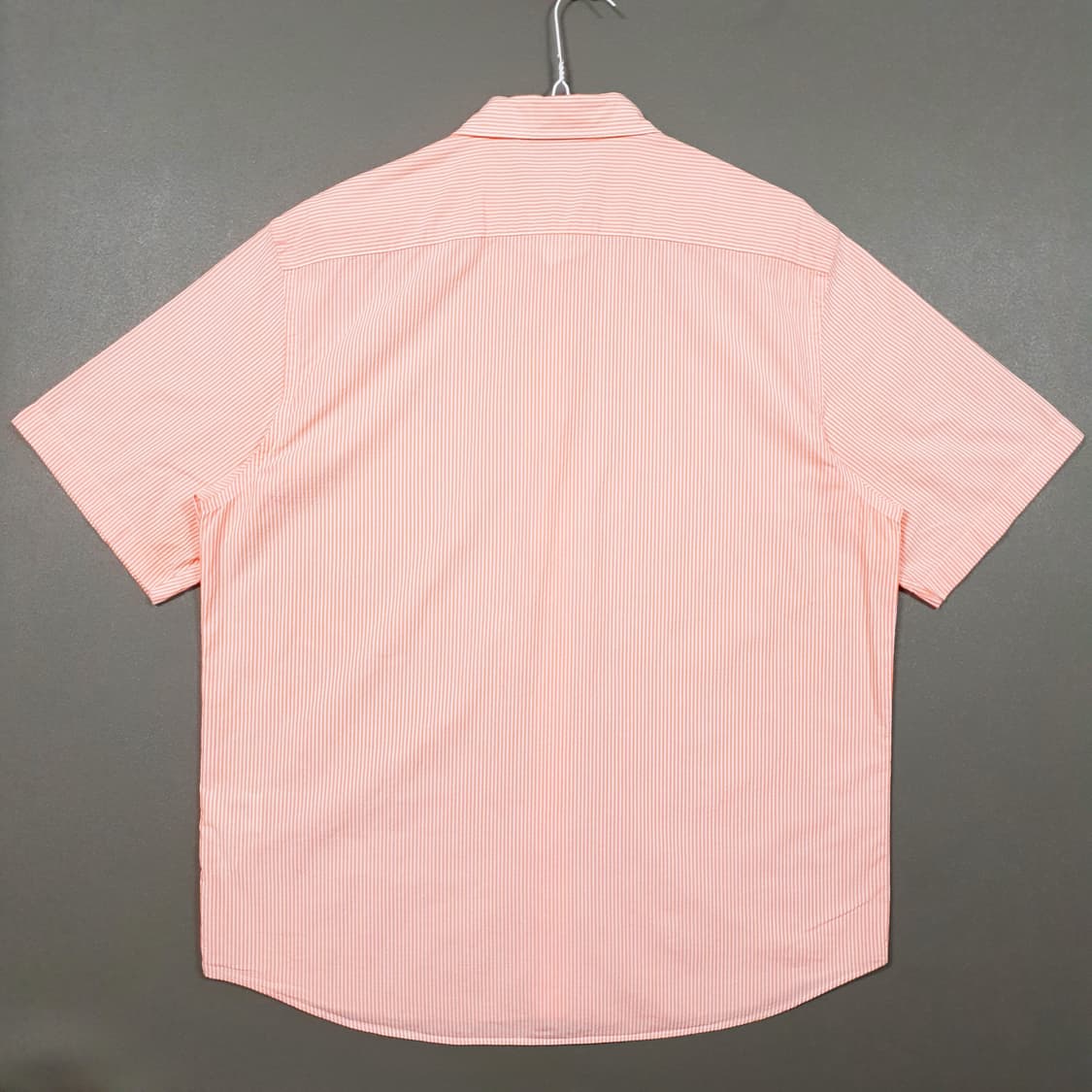 XL) 헤지스 신형 22ss 버튼다운 스트라이프 캐주얼 코튼 반팔 셔츠 상품이미지10