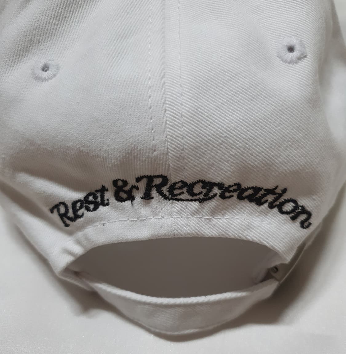 화이트 블랙 레스트앤레크레이션 볼캡 모자 상품이미지5
