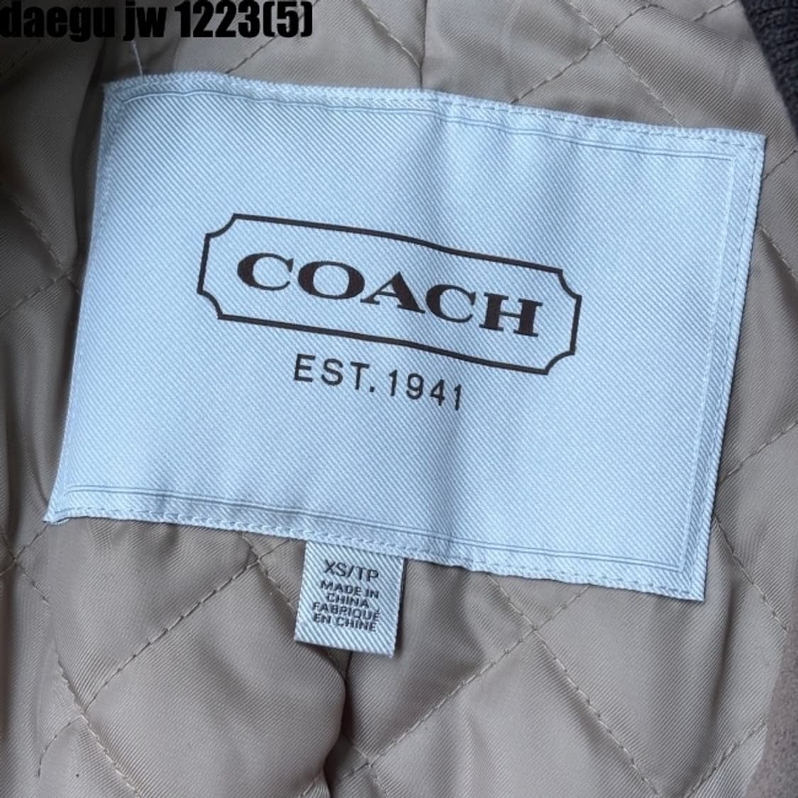 Coach 백화점택 자켓 XS  상품이미지4