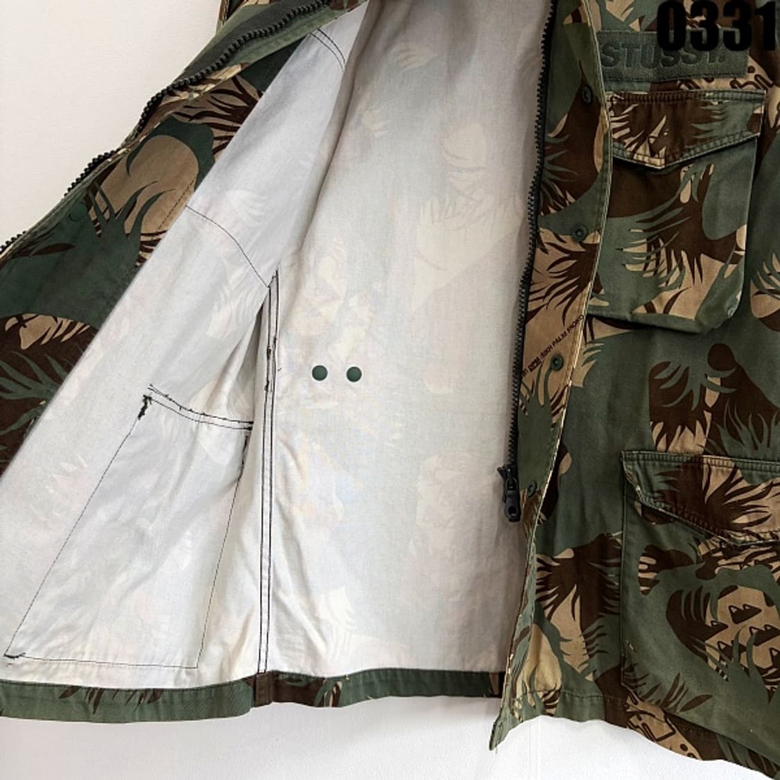 스투시 카모플라주 필드 자켓 M 0331 상품이미지8
