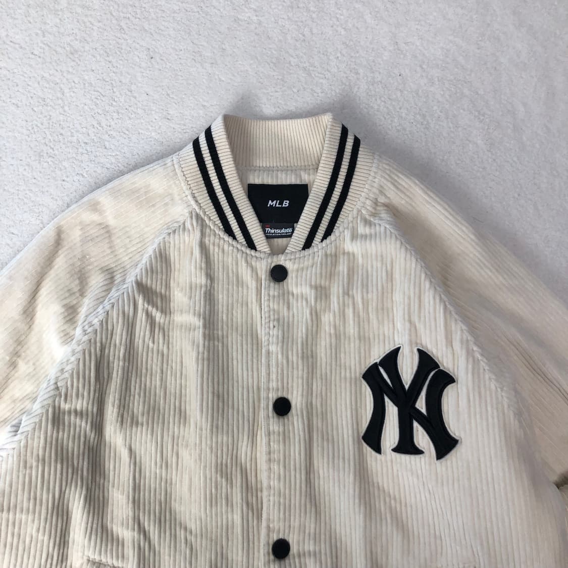 MLB 뉴욕양키즈 코듀로이 바시티 자켓 상품이미지4