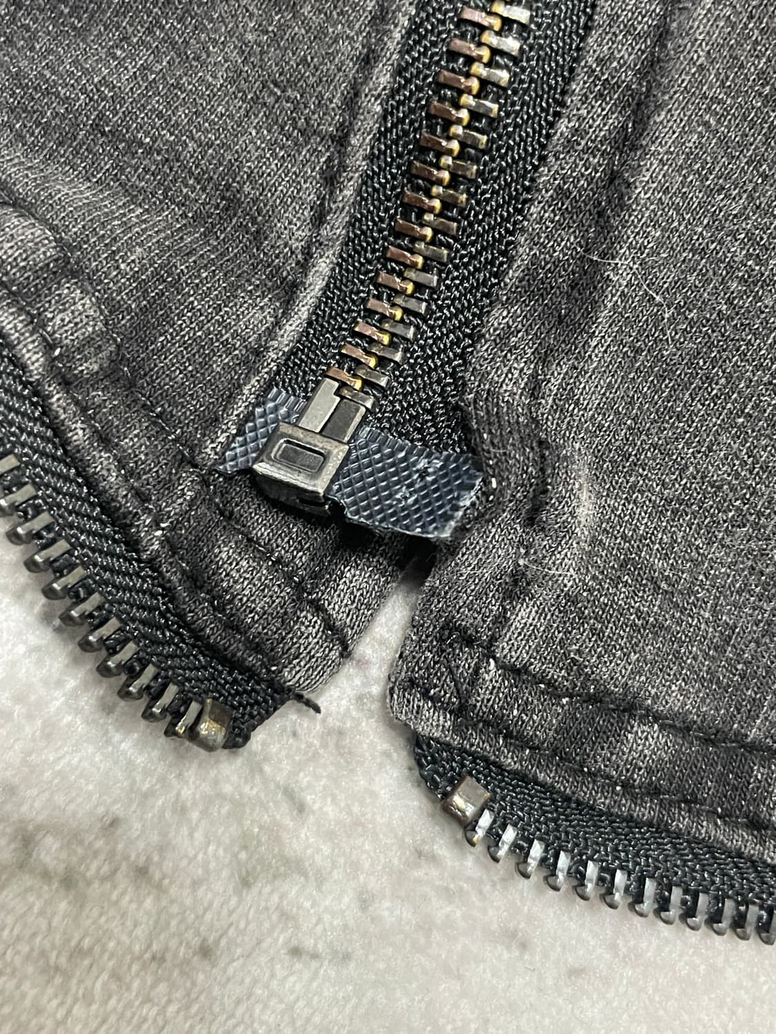 오호스 워싱 라이더 자켓 1사이즈  상품이미지3