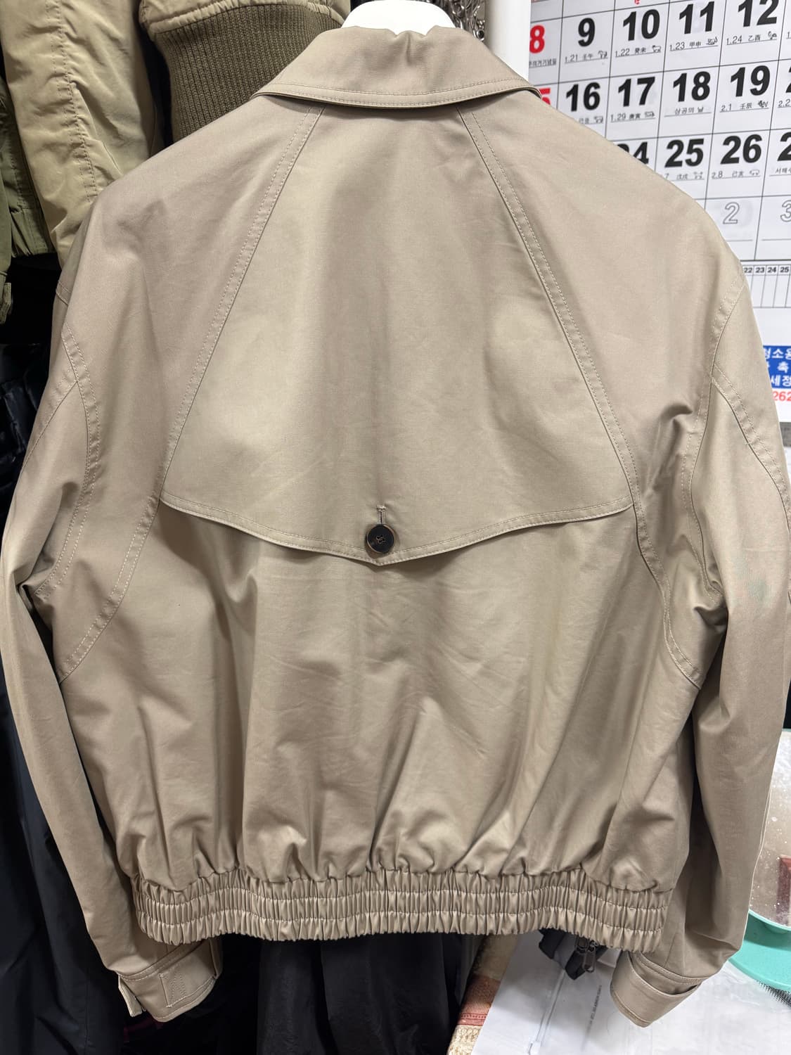 엘무드 햄튼 치노 블루종 자켓 베이지 상품이미지2