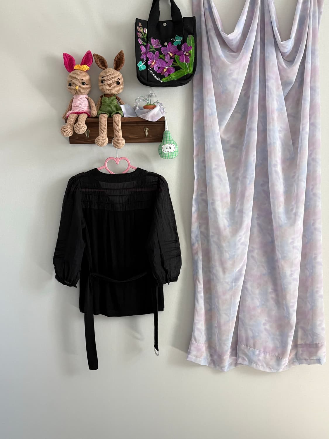 블랙 블라우스 상품이미지3