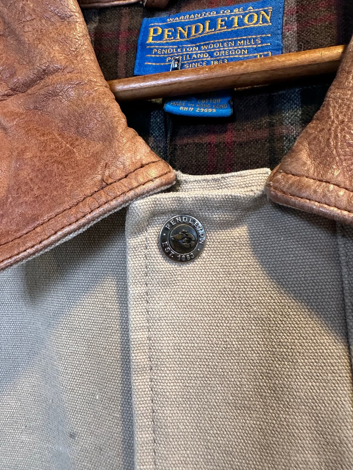 펜들턴 헤비 코튼 울라이닝 초어 워크자켓 상품이미지5