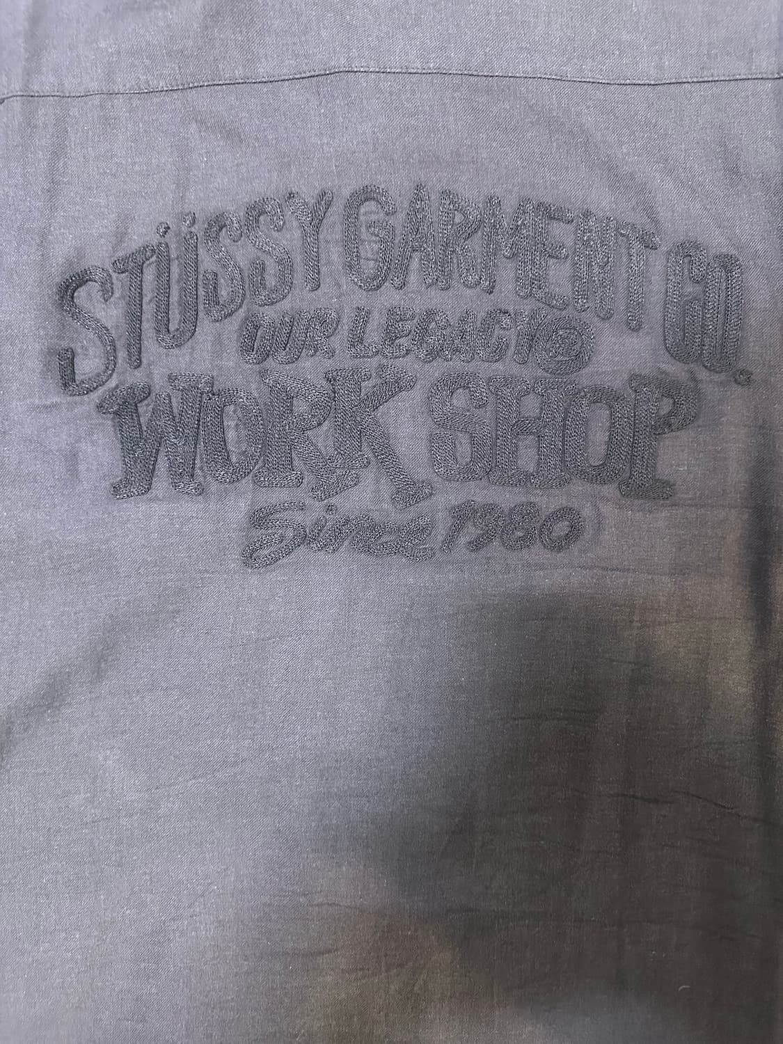 스투시 x 아워레가시 워크샵 로코 셔츠 엄버 트윌 플란넬 상품이미지5