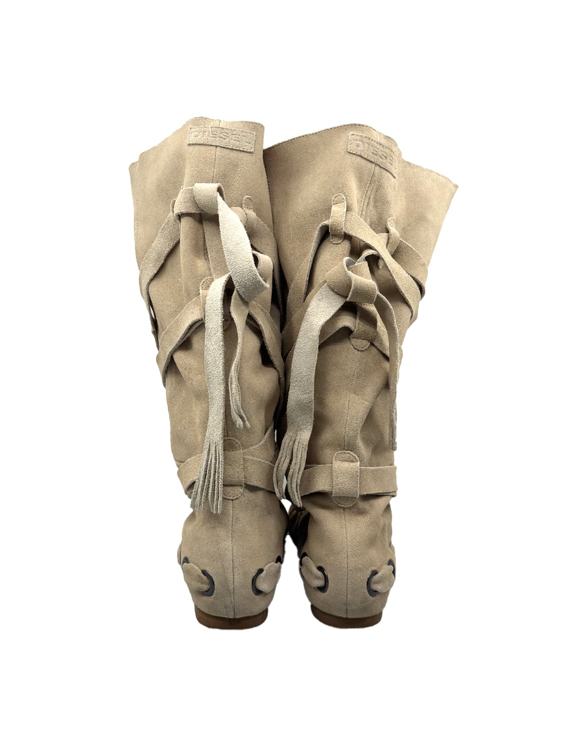 DIESEL  Suede Lace up Tall Boots/ 36 상품이미지5