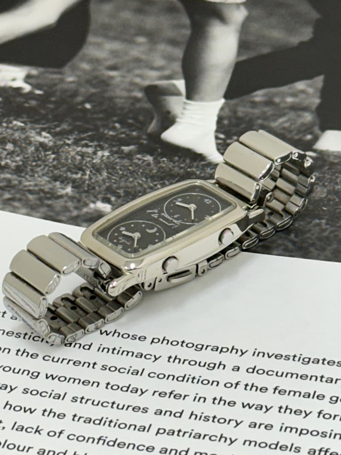 아네스베 agnes b 듀얼타임 시계 상품이미지5